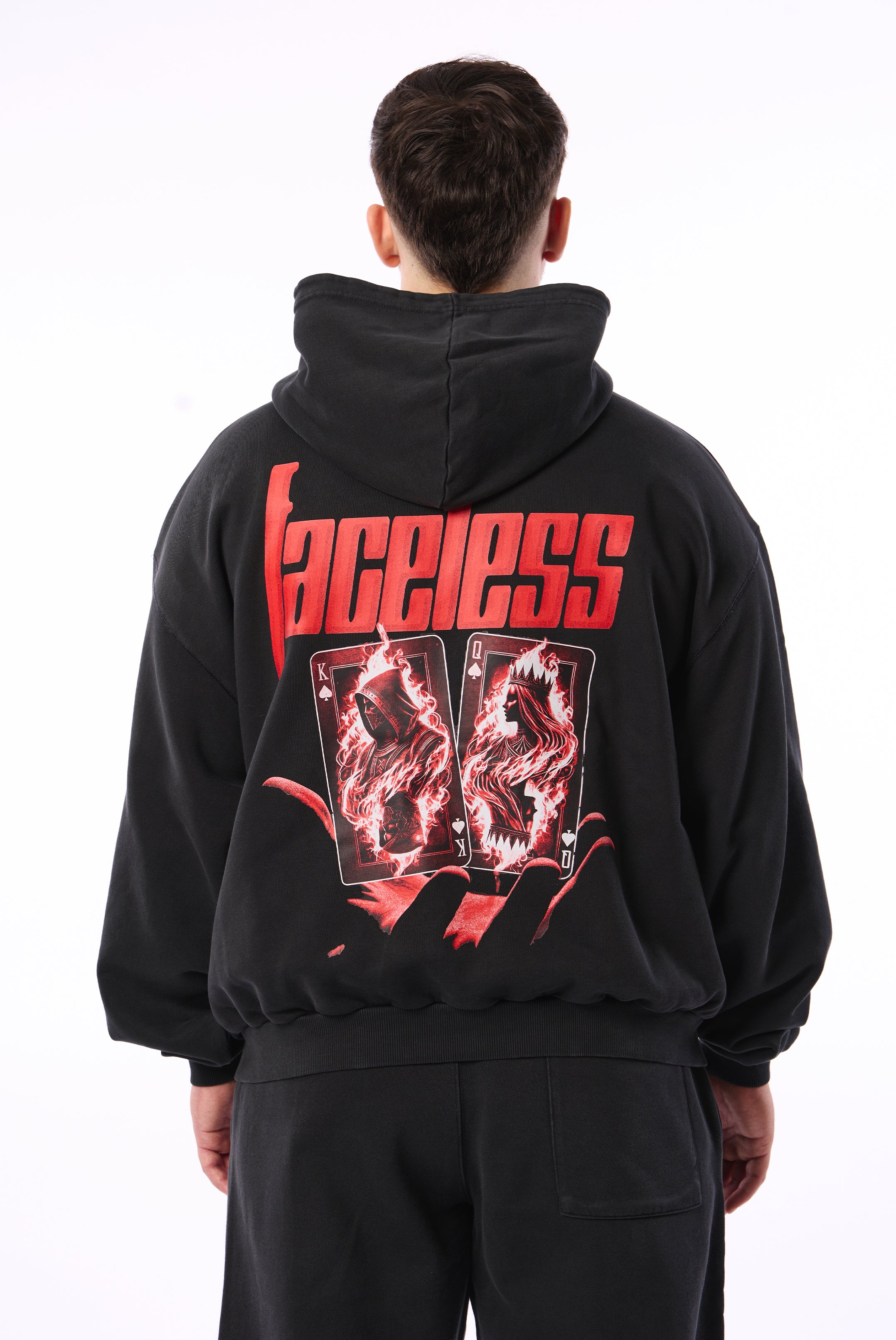 Sovereign Vintage Black Oversized Hoodie