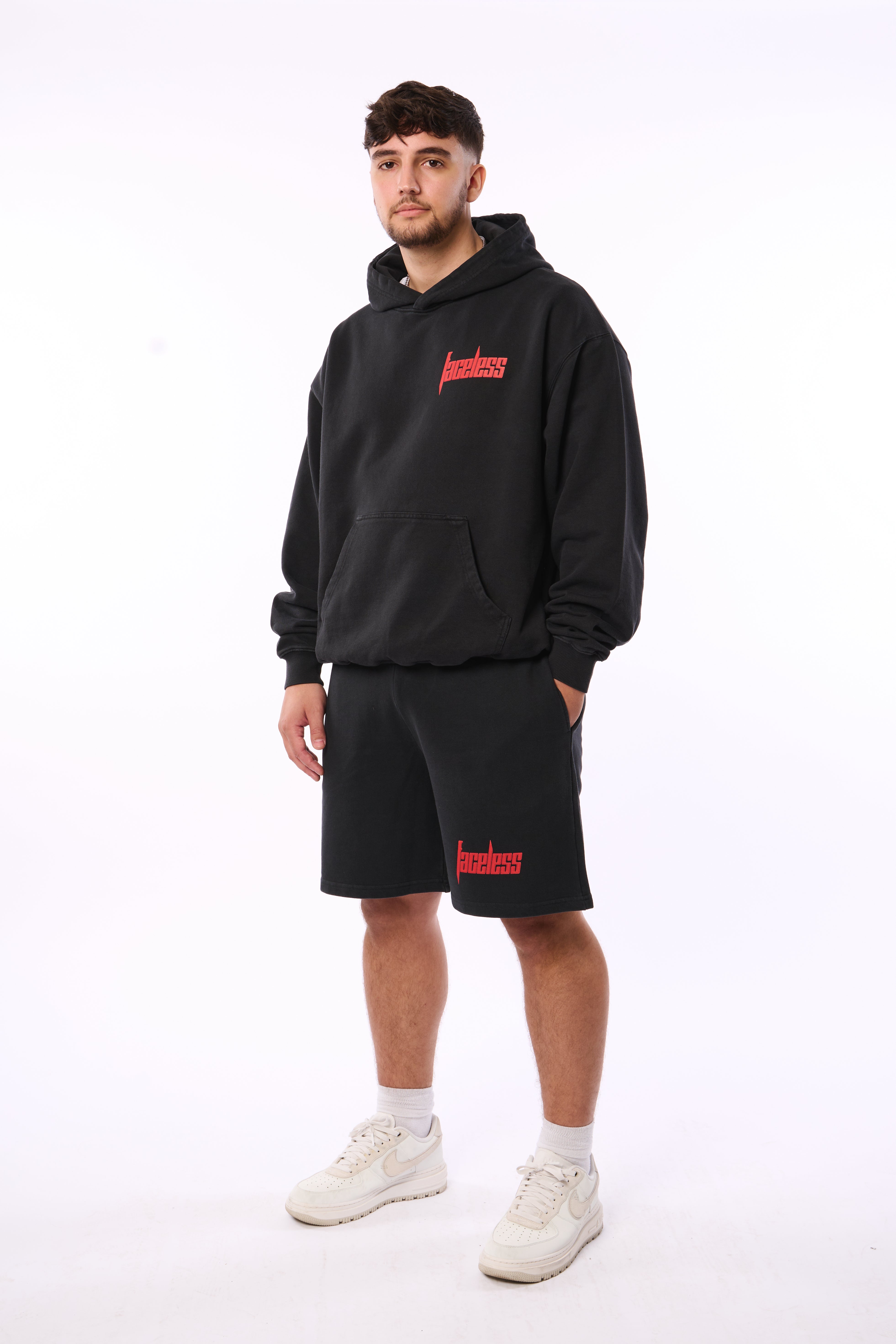 Sovereign Vintage Black Relaxed Sweatshorts