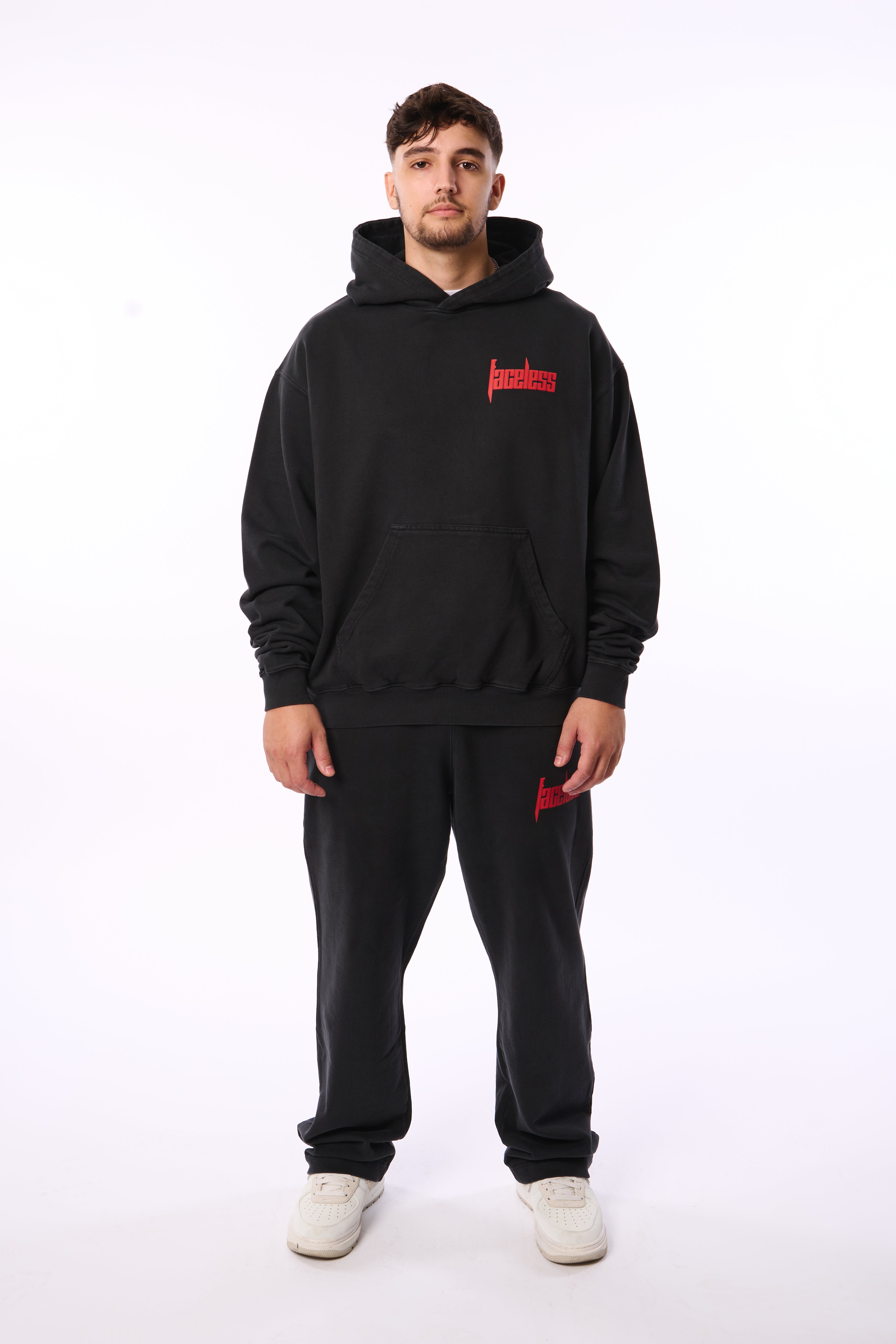 Sovereign Vintage Black Oversized Hoodie